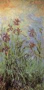 Claude Monet Lilac Irises oil painting on canvas